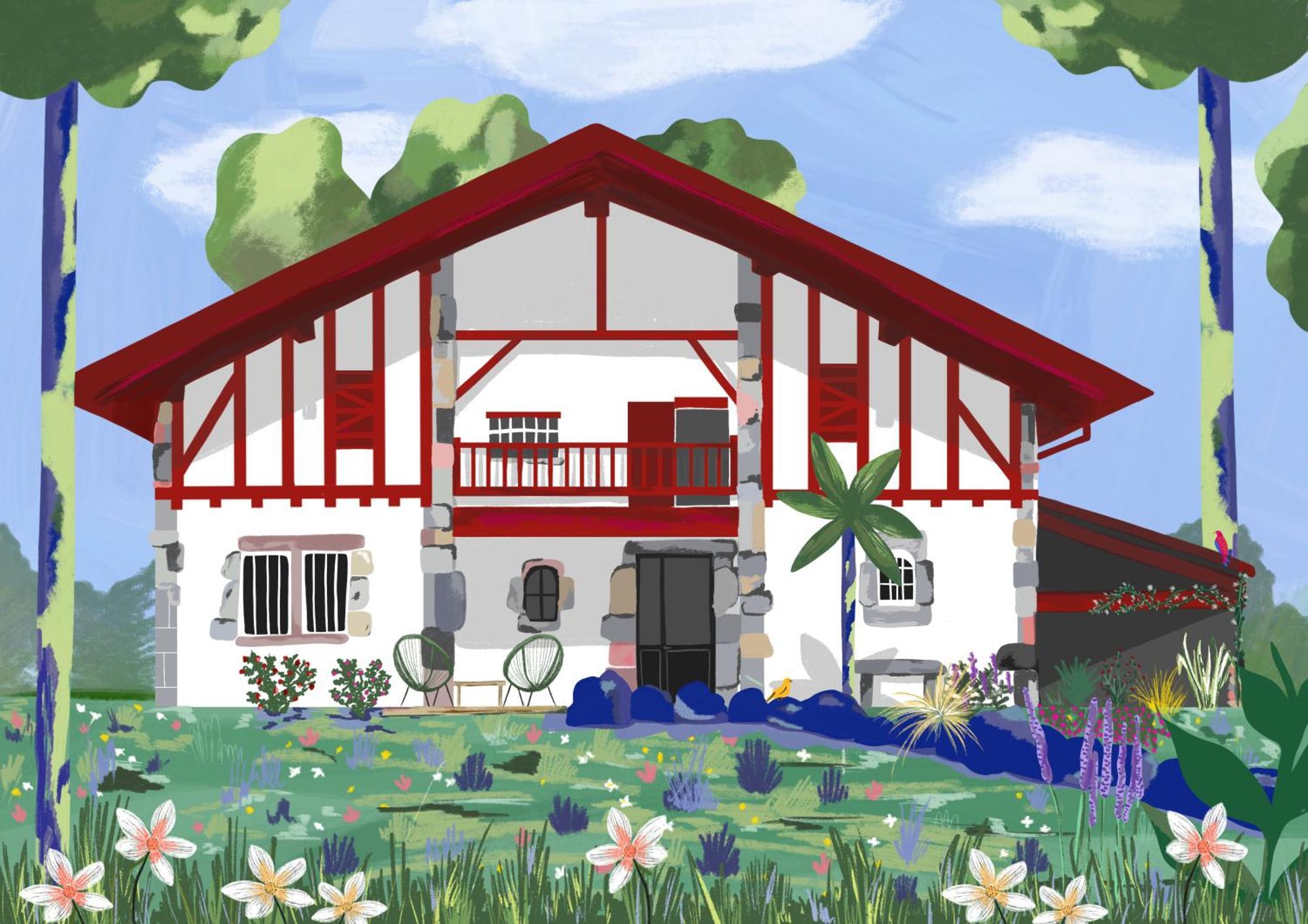 Villa Xaran Erdian Espelette Bagian luar foto